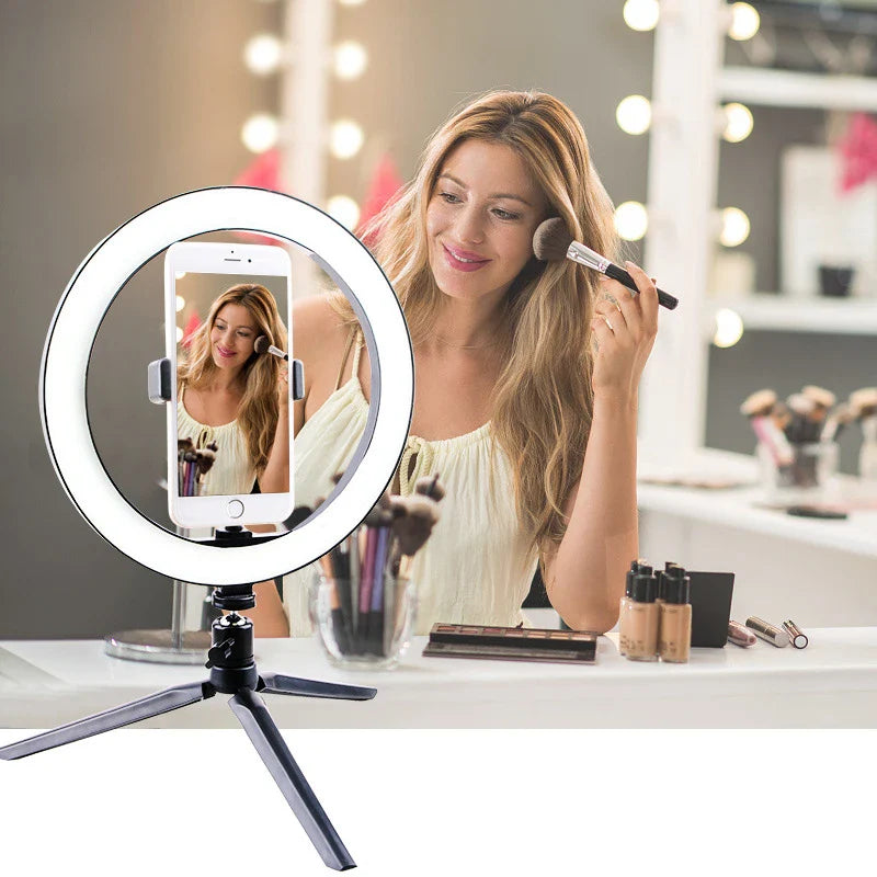 Ring Light com suporte para celular